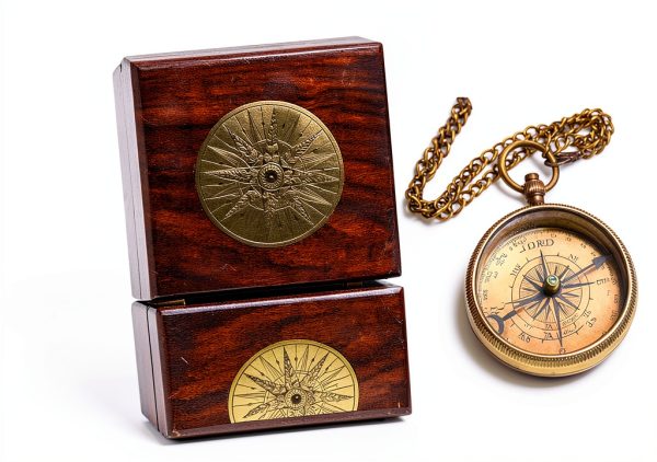 Solid Brass Lord Compass Antique Finish-1