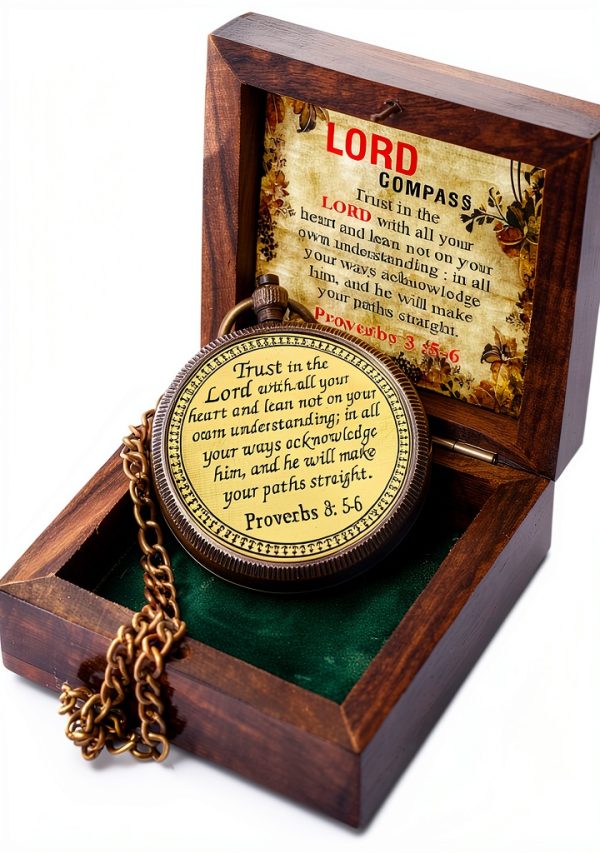 Solid Brass Lord Compass Antique Finish-4