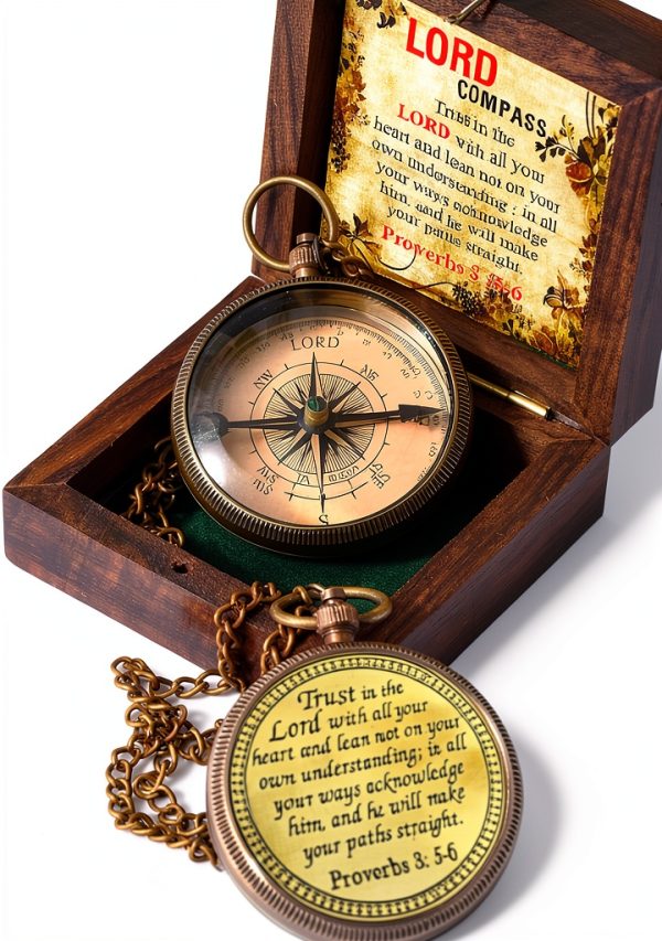 Solid Brass Lord Compass Antique Finish-6