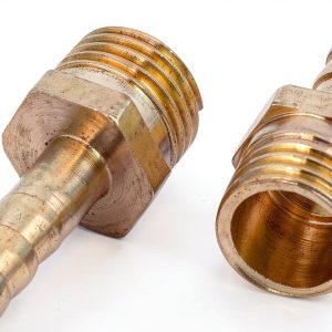 1/4 BSP Male Thread 6mm Hose Barb Fitting Coupler Brass 2pcs by uxcell-0