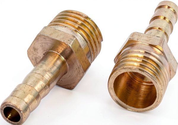 1/4 BSP Male Thread 6mm Hose Barb Fitting Coupler Brass 2pcs by uxcell-0