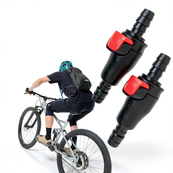 Quick Disconnect Fittings Fit for Hydration Packs - 2-Pack with Push-Button Release System-3