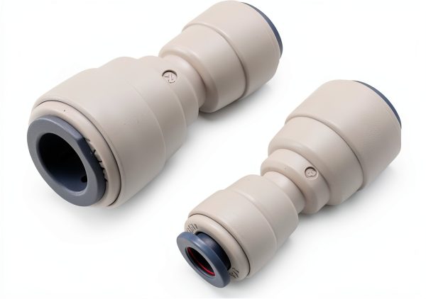 HJGarden 1/4" to 3/8" Butt Quick Coupler 4pcs Reducing Union-1