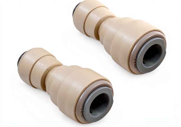 HJGarden 1/4" to 3/8" Butt Quick Coupler 4pcs Reducing Union-2
