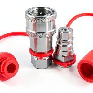 1/4in Ag ISO 5675 Quick Connect Coupler Set AKSPARE Dust Caps NPT-0