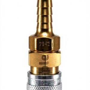 Foster 2 Series Coupler 1/8" Body x 1/4" Hose Barb – Brass Alloy Steel-0