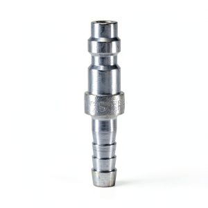 Foster 2 Series Steel Plug 1/8" Body 3/16" Hose Barb Fitting-0
