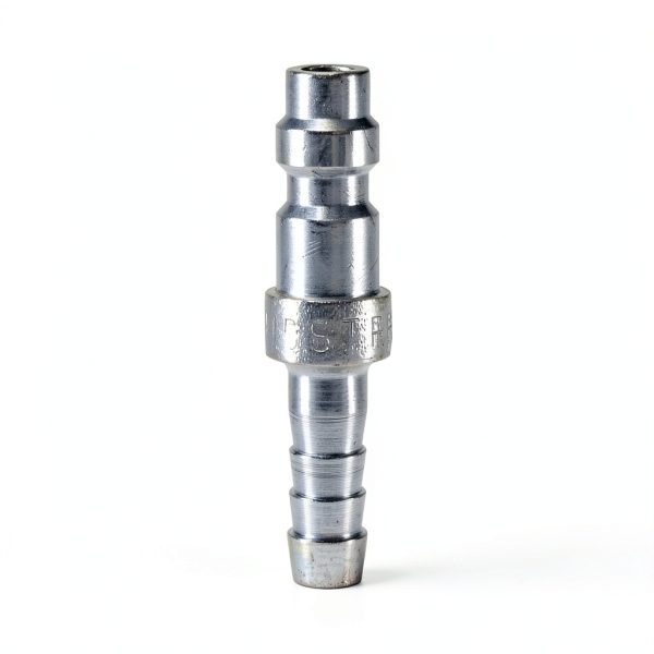Foster 2 Series Steel Plug 1/8" Body 3/16" Hose Barb Fitting-0