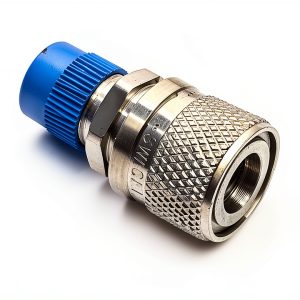 SS-QF4-B-4MT | Swagelok QF Series Quick Connect, QF4 Body (No Valve) x 1/4" Male : ISO/BSP Tapered Thread, Maximum Pressure Coupled : 6,000 psi, Material : 316 Stainless-0