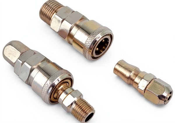 Walfront 8Pcs Quick Fitting C Type 1/4" Zinc Alloy Socket Plug Kit-1
